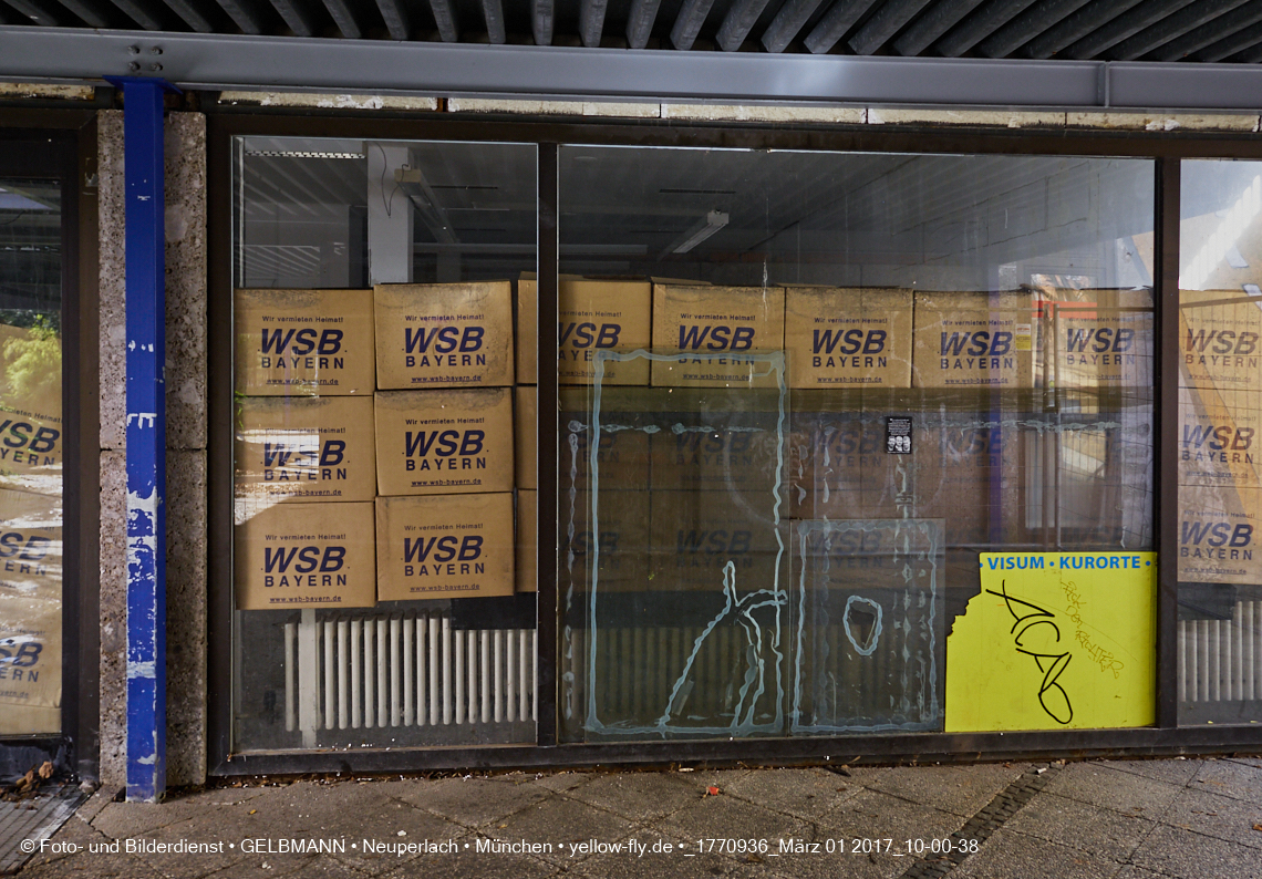 01.03.2017 - die Abrissbaustelle Quiddezentrum in Neuperlach